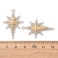 Alloy Rhinestone Pendants&nbsp;RB-CBAA987-17B