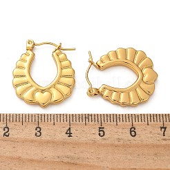 304 Stainless Steel Hoop Earrings for Women&nbsp;EJEW-L296-051G