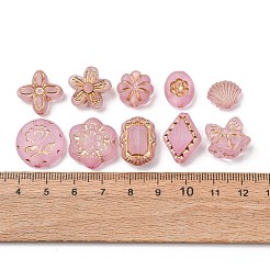 Frosted Transparent Acrylic Beads&nbsp;OACR-Z041-08