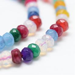 Natural White Jade Bead Strands&nbsp;G-R343-2x4-40