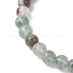 Natural Lodolite Quartz Beads Stretch Bracelets&nbsp;BJEW-JB13213