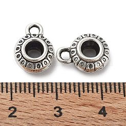 Tibetan Style Alloy Tube Bails&nbsp;FIND-A035-14AS