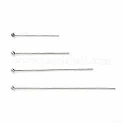 Tarnish Resistant 304 Stainless Steel Head Pins&nbsp;STAS-X0017-20P