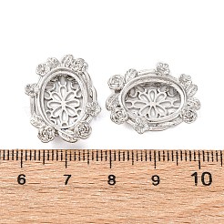 Brass Cabochon Settings&nbsp;KK-U074-02P