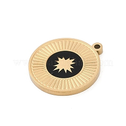 304 Stainless Steel Enamel Pendants&nbsp;STAS-I325-055G-02