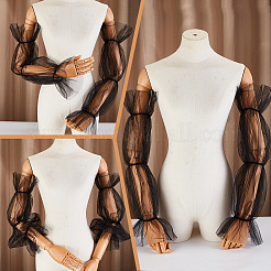 Polyester Detachable Long Mesh Sleeves&nbsp;AJEW-WH0270-354B