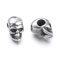 Halloween 304 Stainless Steel European Beads&nbsp;STAS-M274-116AS