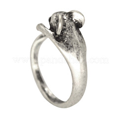 Mouse Alloy Cuff Rings&nbsp;WGAF3DE-01