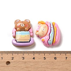 Bear Theme Opaque Resin Decoden Cabochons&nbsp;CRES-P034-06