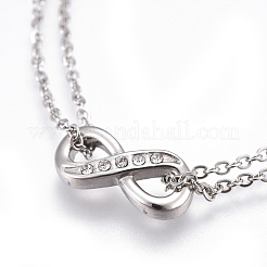 304 Stainless Steel Multi-strand Bracelets&nbsp;BJEW-E365-01