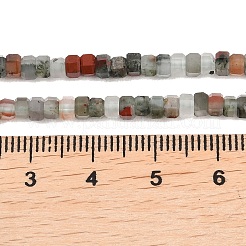 Natural African Bloodstone Beads Strands&nbsp;G-G345-C09-2x4mm