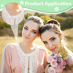 Flat Hollow Cotton Lace Trim&nbsp;OCOR-WH0082-522