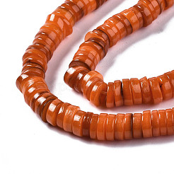 Natural Freshwater Shell Beads Strands&nbsp;X-SHEL-Q024-001G