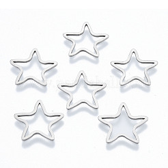 Non-Tarnish 201 Stainless Steel Linking Rings&nbsp;STAS-N090-T19-1