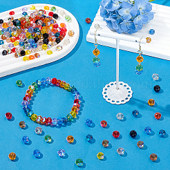 240Pcs 12 Colors Electroplate Transparent Glass Beads&nbsp;GLAA-PH0004-64