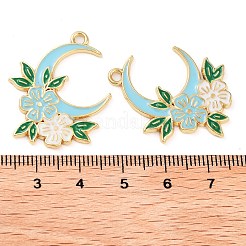 Rack Plating Alloy Enamel Pendants&nbsp;FIND-Q099-04C-02