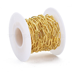 Brass Paperclip Chains&nbsp;CHC-S008-001B-G-1-NR