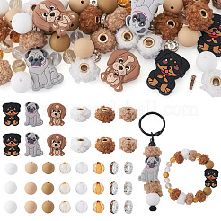 61Pcs DIY Beads Findings Kits&nbsp;DIY-TA0013-75