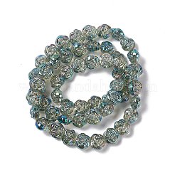 Electroplate Glass Beads Strands&nbsp;LS-EGLA-L040-FR02