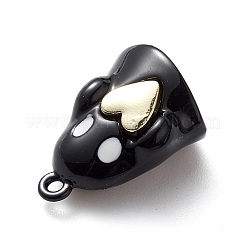 Halloween Spray Painted Alloy Pendants&nbsp;PALLOY-R139-01B-02