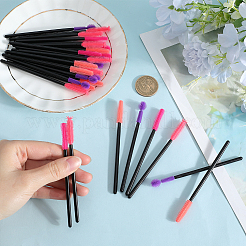 32Pcs 4 Styles Plastic &  Silicone Eye Lashes Cosmetic Brushes&nbsp;AJEW-GF0010-51