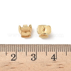 Brass Earring Nuts&nbsp;KK-H083-10G