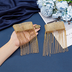 Brass Rhinestone Anklets&nbsp;AJEW-WH0542-75G