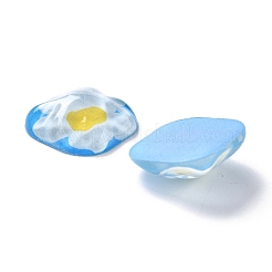 Oil Painting Style Resin Cabochons&nbsp;CRES-P019-01A
