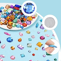 Acrylic Sew on Rhinestone&nbsp;DIY-SC0032-50A
