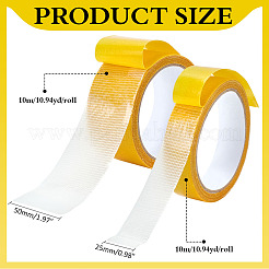 2 Rolls 2 Styles Plastic Double Sided Adhesive Tapes for Fixing Carpet&nbsp;AJEW-ME0001-41