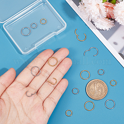 16Pcs 4 Styles 304 Stainless Steel Twister Clasps&nbsp;STAS-UN0040-53