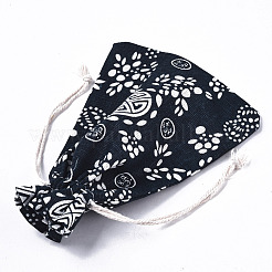 Printed Polycotton(Polyester Cotton) Pouches&nbsp;ABAG-S003-11C