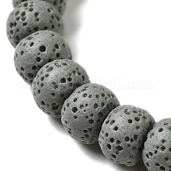 Natural Lava Rock Dyed Beads Strands&nbsp;G-Z036-A01-M