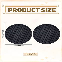 2Pcs Silicone Coaster&nbsp;AJEW-LP0006-31D
