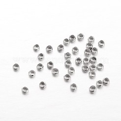 Rondelle Brass Crimp Beads&nbsp;KK-L134-27P