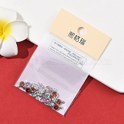 SHEGRACE Brass Pave Cubic Zirconia Flat Round Connector Charms&nbsp;XGRQ2O925-443P