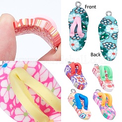 Handmade Polymer Clay Pendants&nbsp;PORC-SC0001-01