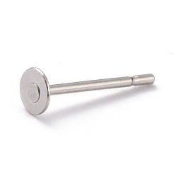 Non-Tarnish 304 Stainless Steel Stud Earring Findings&nbsp;STAS-J031-08