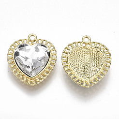 Crystal Glass Rhinestone Pendants&nbsp;PALLOY-S132-112-RS
