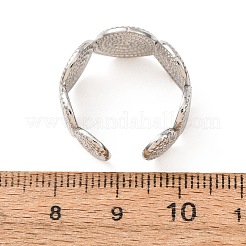 304 Stainless Steel Cuff Open Rings&nbsp;SA-CBA4160-28P
