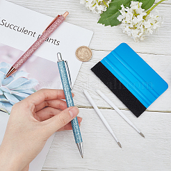 5Pcs 3 Styles Gold Powder Press Ballpoint Pen&nbsp;AJEW-GF0003-77A