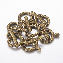 Tibetan Style Zinc Alloy Toggle Clasps&nbsp;LS-MLF0211Y-NF