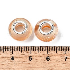 Drawbench Resin European Large Hole Beads&nbsp;DACR-S011-08