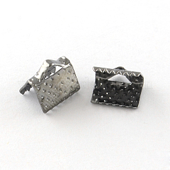 Iron Ribbon Crimp Ends&nbsp;X-IFIN-ZX025-B