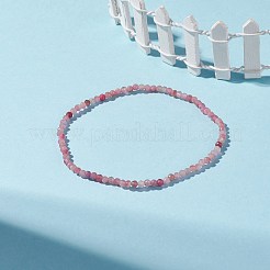 Natural Tourmaline Beaded Stretch Bracelet&nbsp;BJEW-JB08484-01