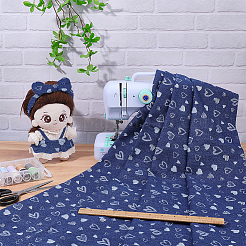 Cotton Denim Fabric&nbsp;DIY-WH0504-872B