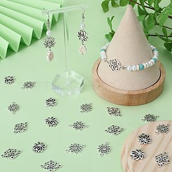 90Pcs 3 Styles Tibetan Style Alloy Connector Charms&nbsp;FIND-SC0007-88