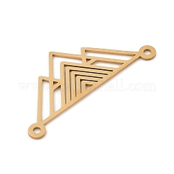 201 Stainless Steel Hollow Connector Charms&nbsp;STAS-Z109-19G