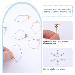 Dangle Stud Earrings DIY Making Kits&nbsp;DIY-UN0002-85