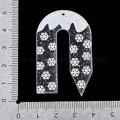 Christmas Theme Acrylic Pendants&nbsp;OACR-Q100-06B